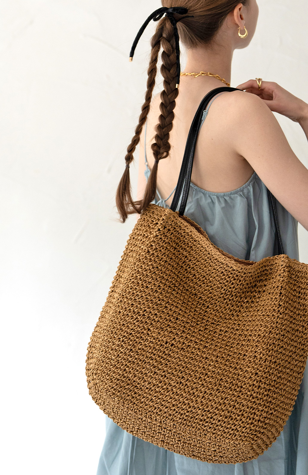 新品✴︎未使用HAYNI Stitchpom ショルダーバッグ ブラック