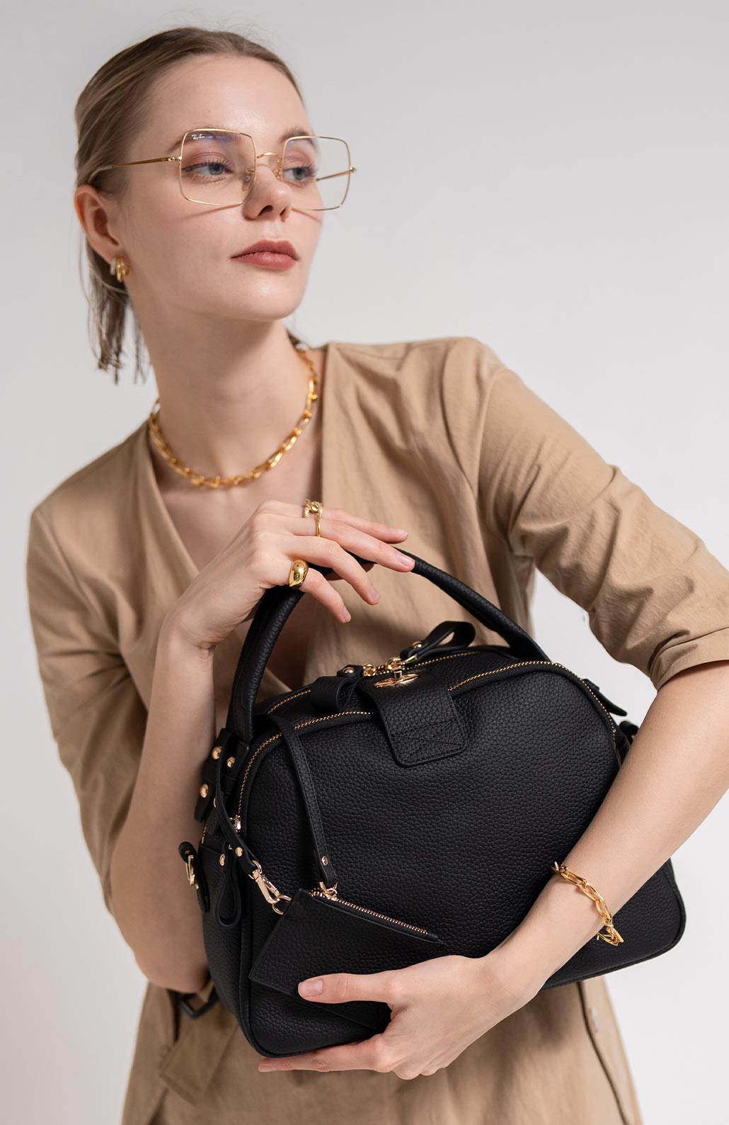 最終値下げ→HAYNI 本革 ショルダーバッグ トープ　新品未使用 HAYNI ( ヘイニ )《公式通販》｜バッグ レディースの専門店