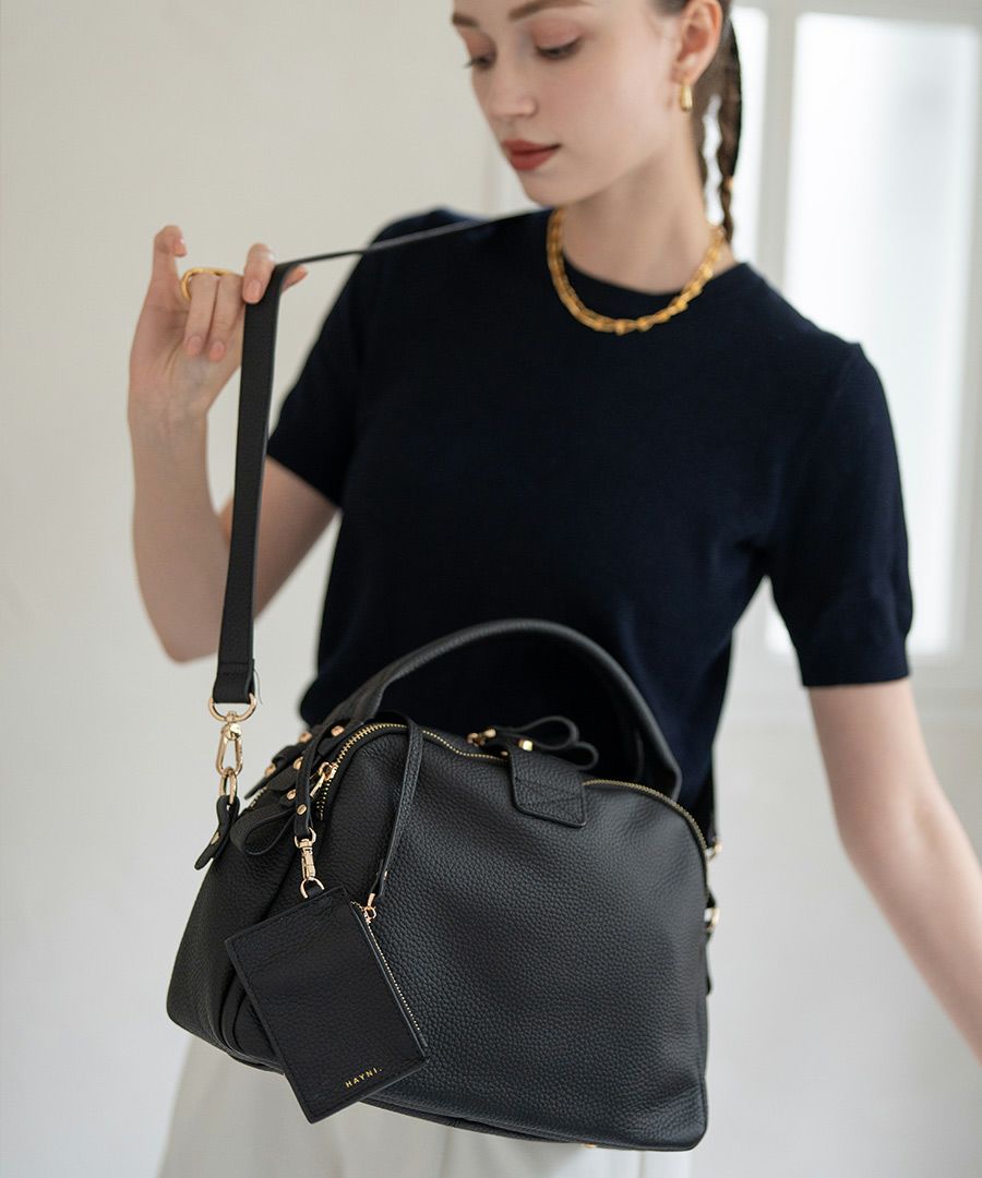 本革 2way ボストンバッグ ショルダーバッグ 第7世代・改良版 Mini Loche ミニロシェ