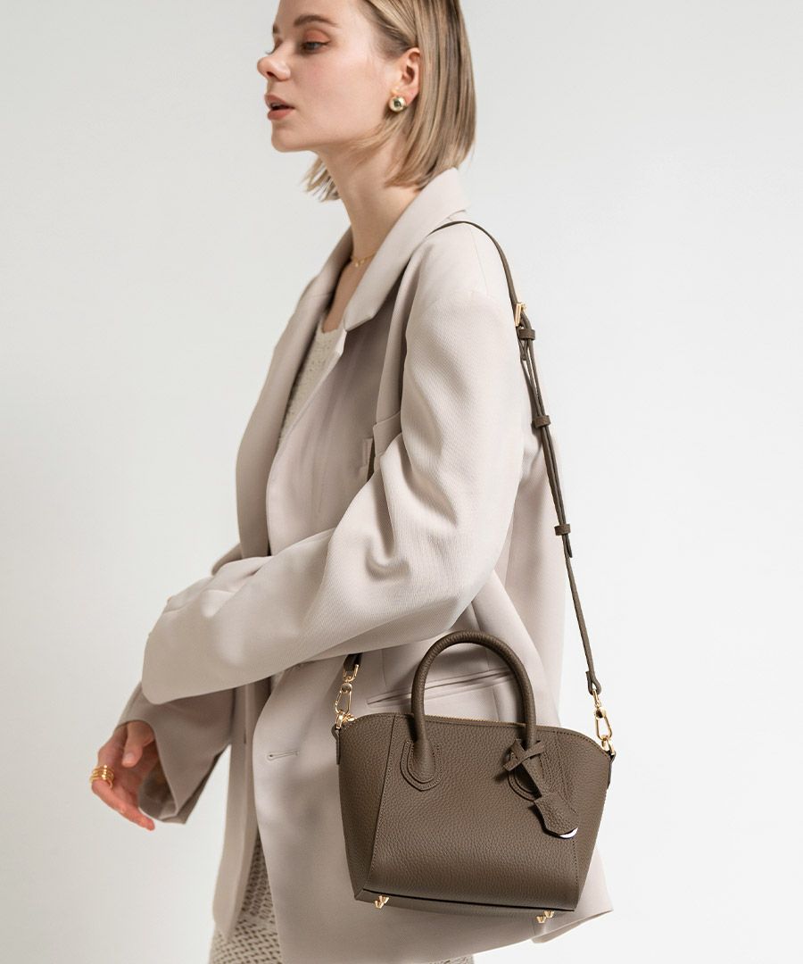 2way ショルダーバッグ レディース 本革 ボストンバッグ レザー シエナ