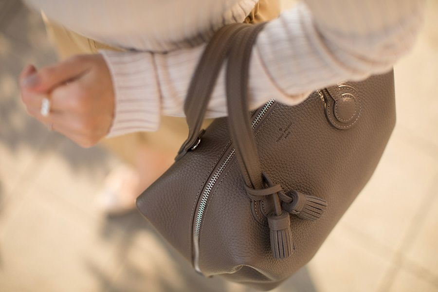 本革　ボストンバッグ