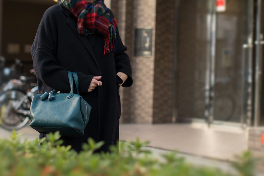 本革　ボストンバッグ