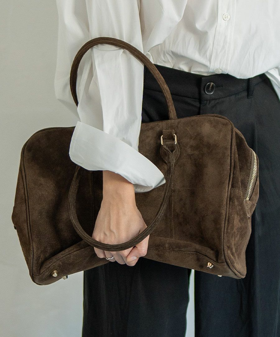 ボストンバッグ 本革 スウェードバッグ Donusa ドヌサ【第2世代・改良版】