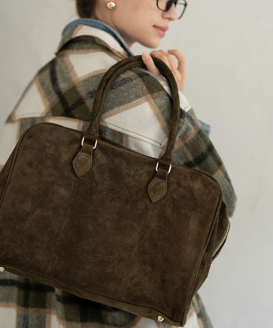 ボストンバッグ 本革 スウェードバッグ Donusa ドヌサ【第2世代・改良版】