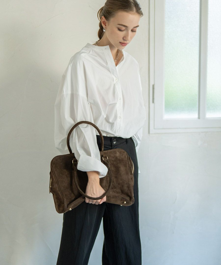 ボストンバッグ 本革 スウェードバッグ Donusa ドヌサ【第2世代・改良版】