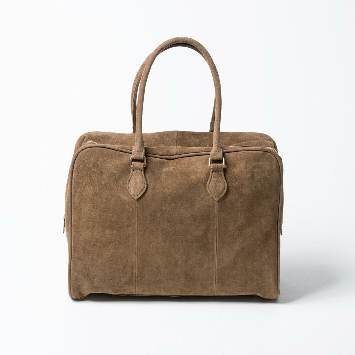ボストンバッグ 本革 スウェードバッグ Donusa ドヌサ【第2世代・改良版】 ブラウン