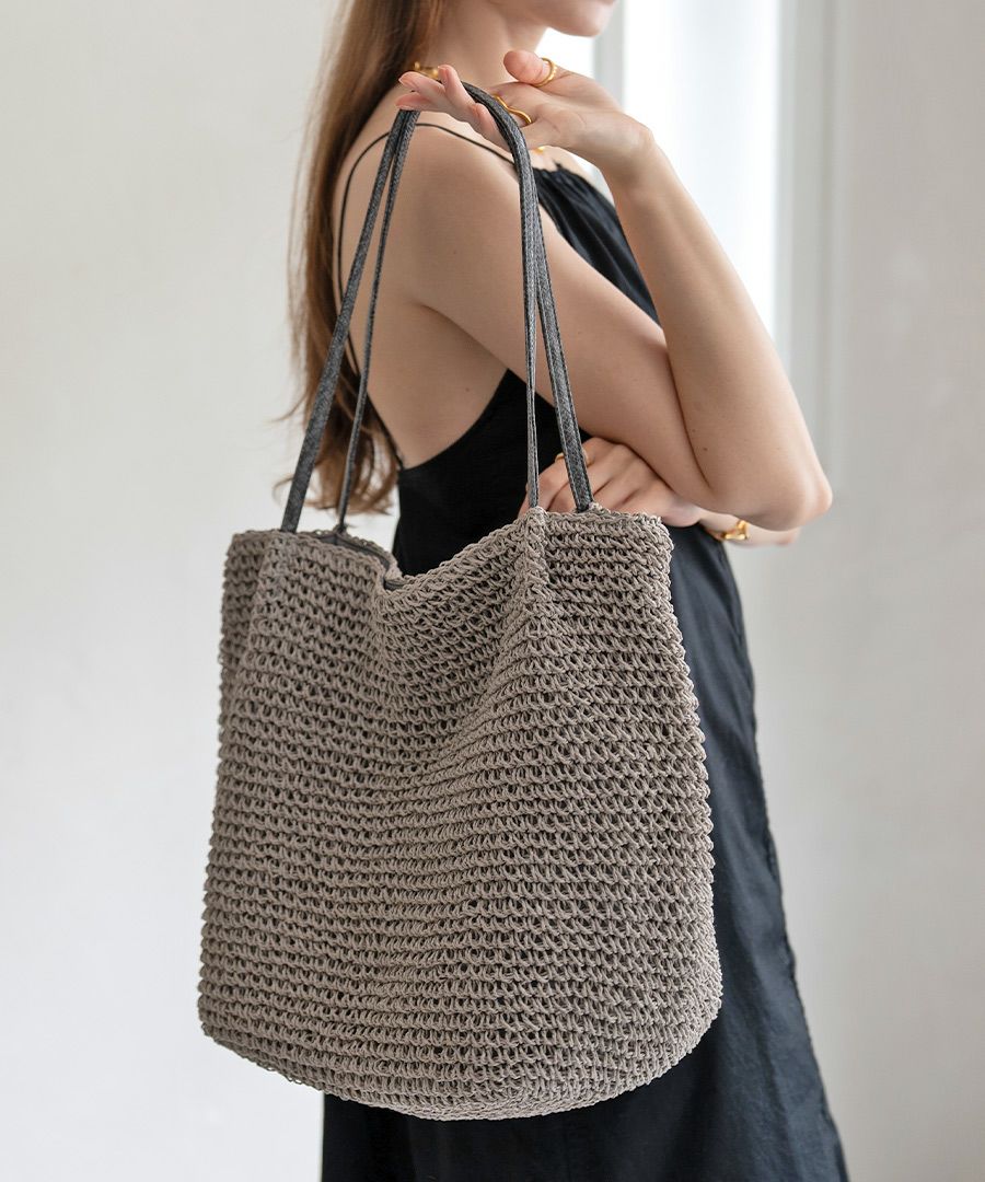 かごバッグ　トートバッグ 2WAYバッグ