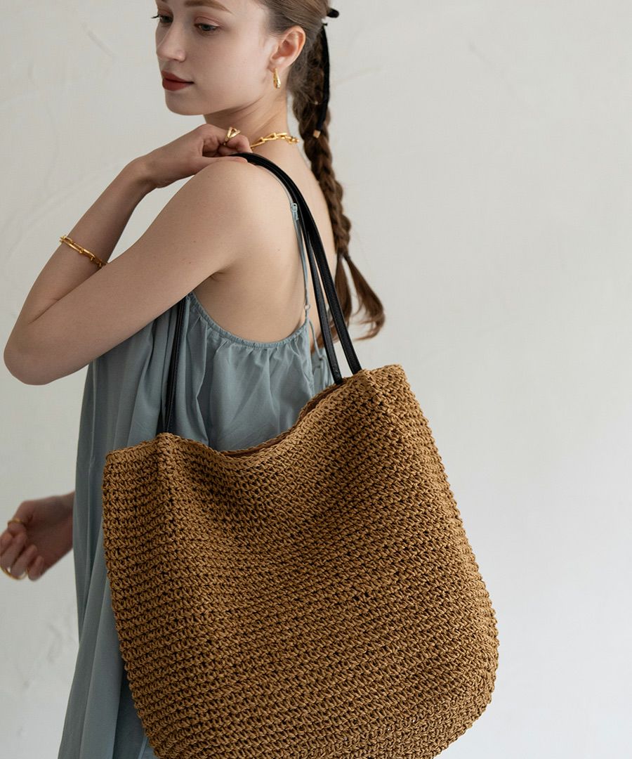 かごバッグ　トートバッグ 2WAYバッグ