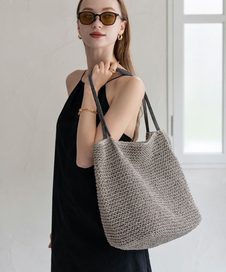 かごバッグ　トートバッグ 2WAYバッグ