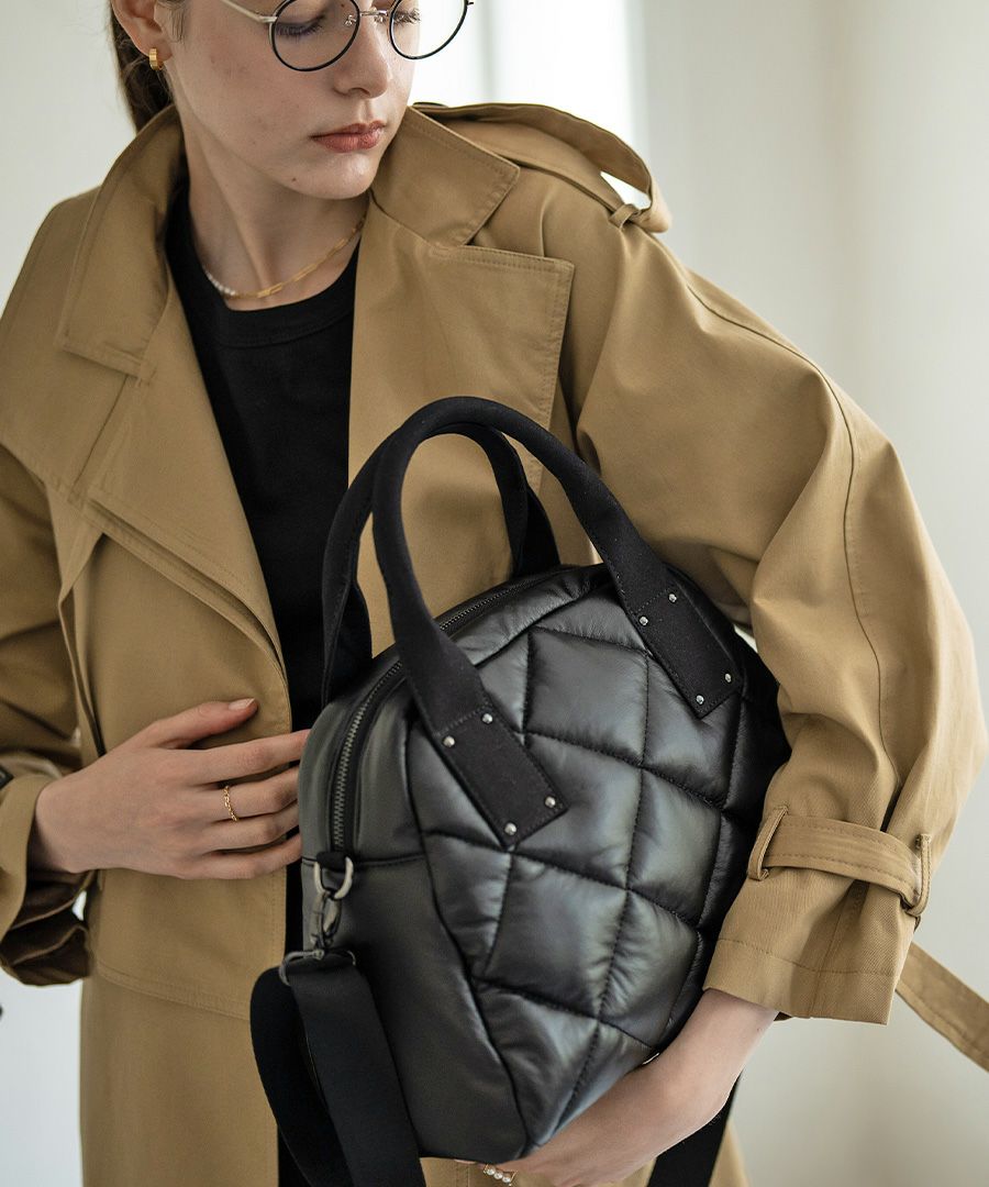 ナイロンキルティングバッグ　peremo ペレモ