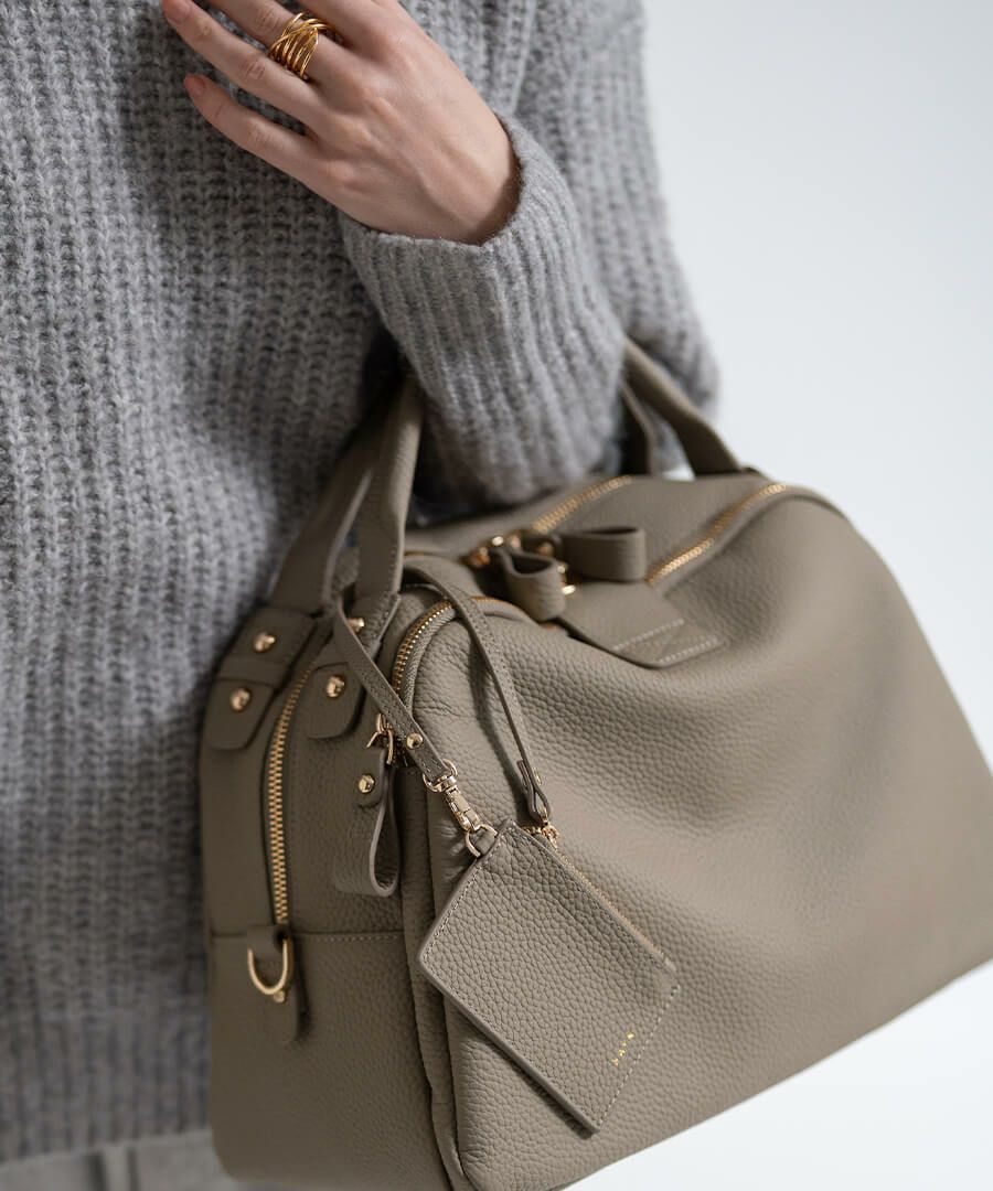 本革 2way ボストンバッグ ショルダーバッグ 第7世代・改良版 Loche ロシェ グレージュ