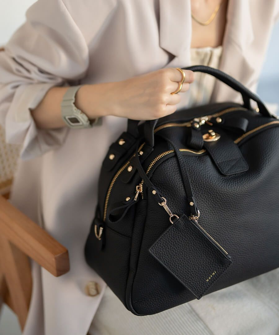 本革 2way ボストンバッグ ショルダーバッグ 第7世代・改良版 Loche ロシェ グレージュ