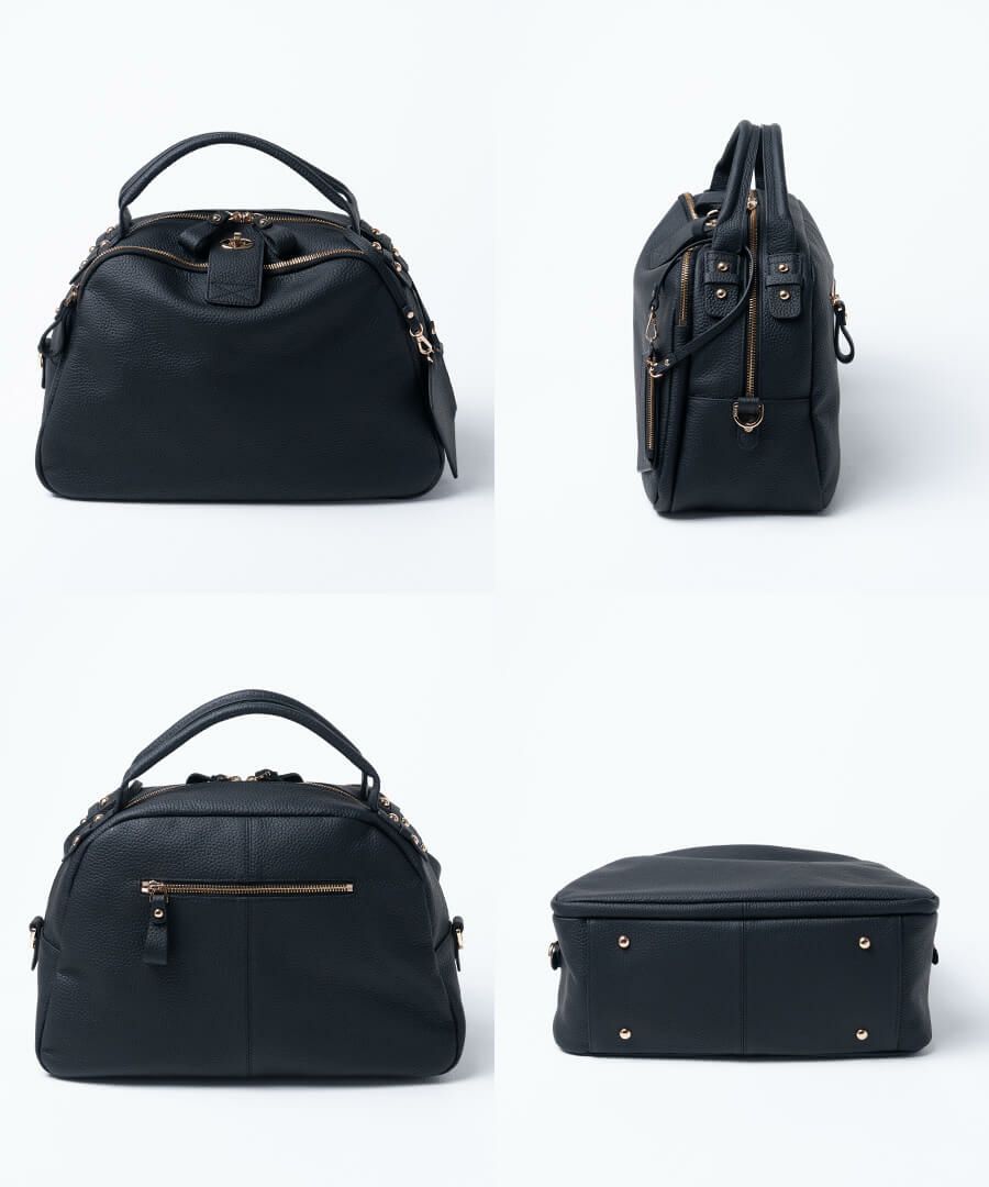 本革 2way ボストンバッグ ショルダーバッグ 第7世代・改良版 Loche ロシェ アイボリー