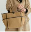 キャンバス トートバッグ Beate ベアテ　ブラウン