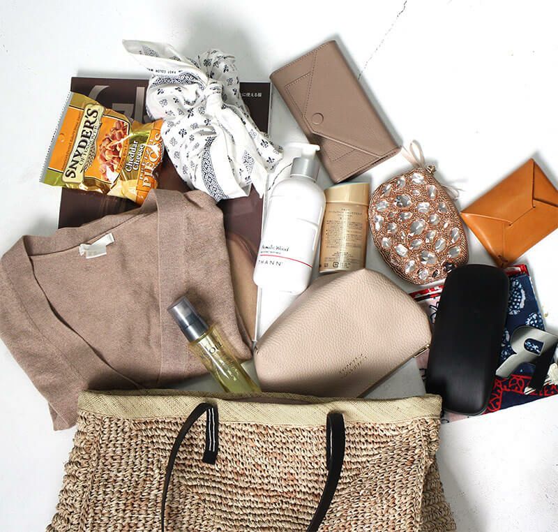  かごバッグ ショルダーバッグ 　ラフィア天然素材×本牛革 Canetta カネッタMサイズ 