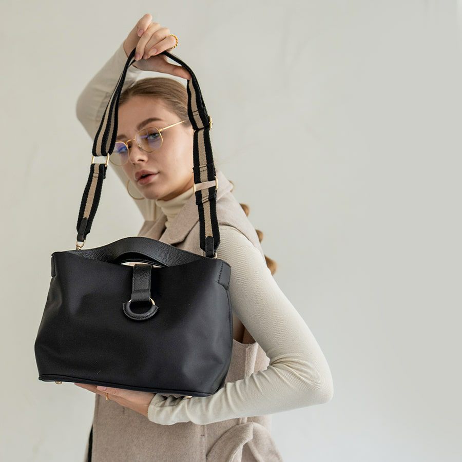 撥水ナイロン×本革 トートバッグ ハンドルテープ ショルダーバッグ 2way【 fargona フェルガナ 】 グレージュ