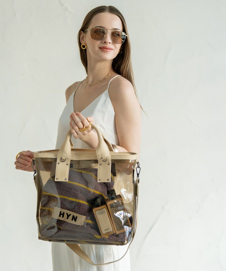 2way クリアバッグ Ganabie ガナビー Mサイズ