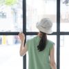 子 ハット　レディース FRUIT OF THE LOOM フルーツオブザルーム ロゴ エンブレム バケット ハット