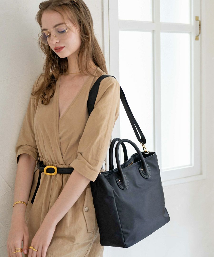 2Way ナイロントートバッグ ショルダーバッグ Oribel オリベル【第3世代・改良版】