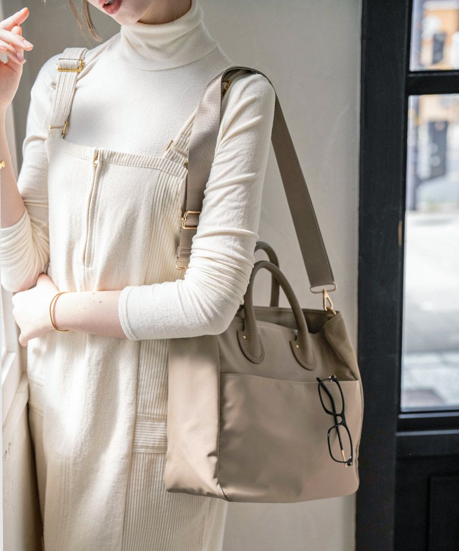 2Way ナイロントートバッグ ショルダーバッグ Oribel オリベル【第3世代・改良版】