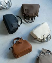 ショルダーバッグ レディース 斜めがけ ボストンバッグ 2way 大人 ワンマイル 小さめ 本革 牛革 バッグ レザー Baby Loche ベイビーロシェ キャメル