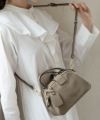 ショルダーバッグ レディース 斜めがけ ボストンバッグ 2way 大人 ワンマイル 小さめ 本革 牛革 バッグ レザー Baby Loche ベイビーロシェ キャメル