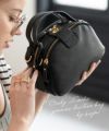 ショルダーバッグ レディース 斜めがけ ボストンバッグ 2way 大人 ワンマイル 小さめ 本革 牛革 バッグ レザー Baby Loche ベイビーロシェ  トープ