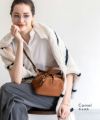ショルダーバッグ レディース 斜めがけ ボストンバッグ 2way 大人 ワンマイル 小さめ 本革 牛革 バッグ レザー Baby Loche ベイビーロシェ　グレージュ