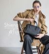 ショルダーバッグ 2Way 本革 型押し Shiena シエナMサイズ