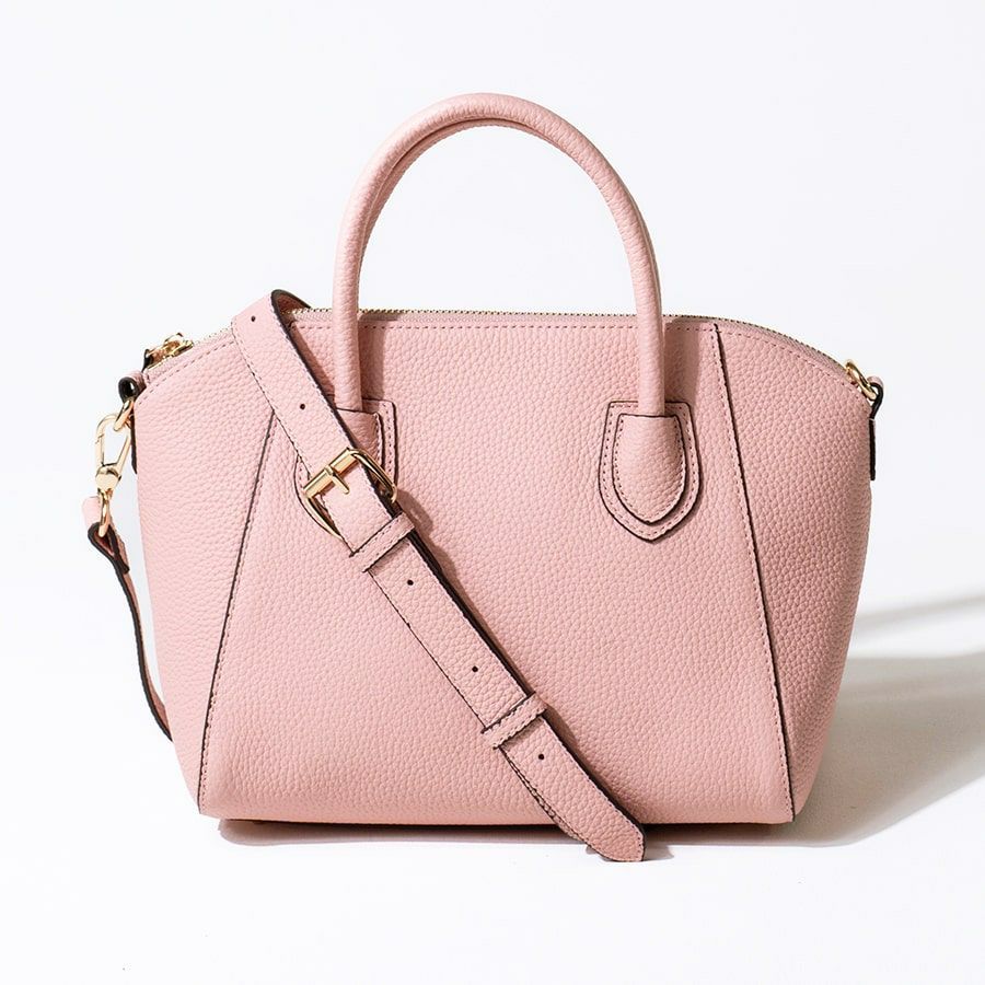 ショルダーバッグ 2Way 本革 型押し Shiena シエナMサイズ