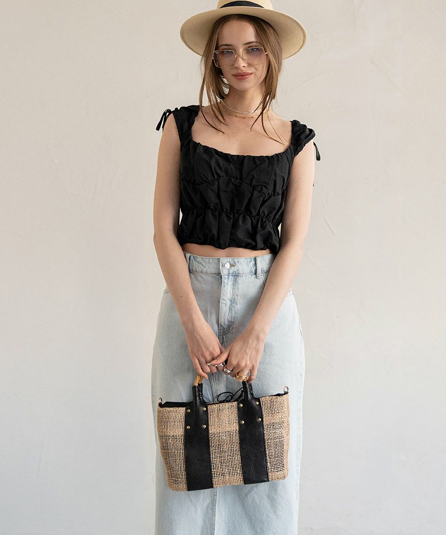 かごバッグ トートバッグ 本革 Veldone ベルドネ