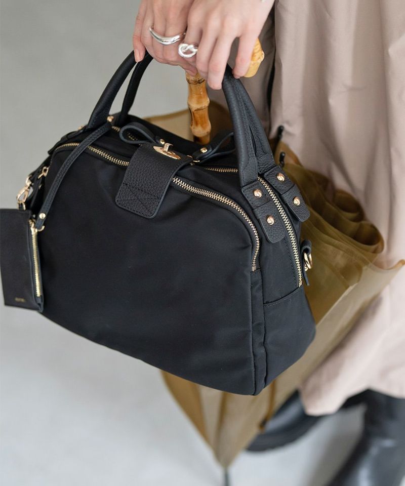 2way ナイロン トートバッグ ショルダーバッグ　Mini Nylon Loche ミニナイロンロシェ