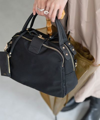 2way ナイロン トートバッグ ショルダーバッグ　Mini Nylon Loche ミニナイロンロシェ