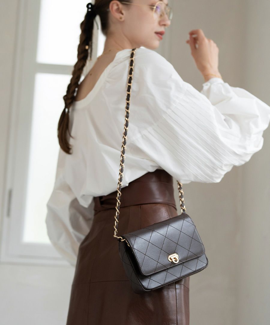 キルティングチェーンバッグ Baldone バルドーネ Sサイズ【第2世代・改良版】