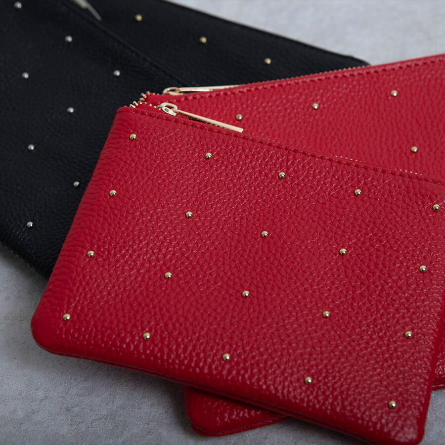 ドットレザーポーチSサイズ