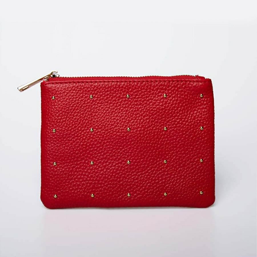 ドットレザーポーチSサイズ