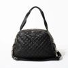 トラベルボストンバッグ Loche Quilted Boston Bag　ロシェキルティングボストン LLサイズ【改良版・第2世代】 ブラック