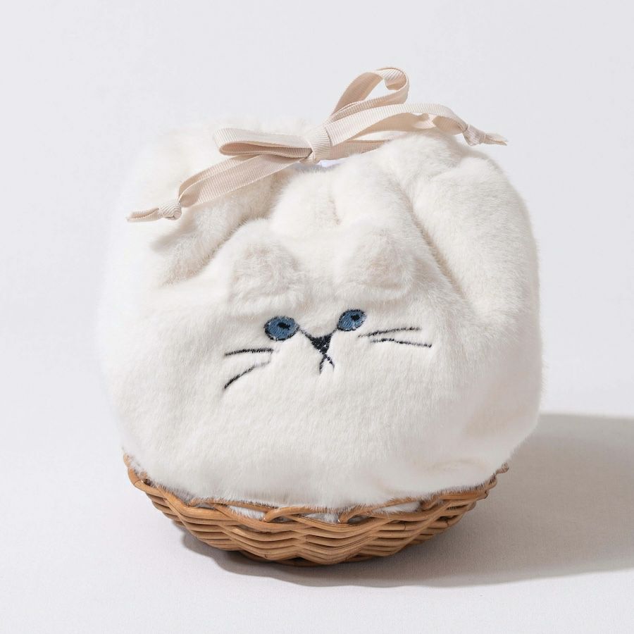 ねこモチーフ ファーショルダーバッグ minetpanifur ミネットパニファー