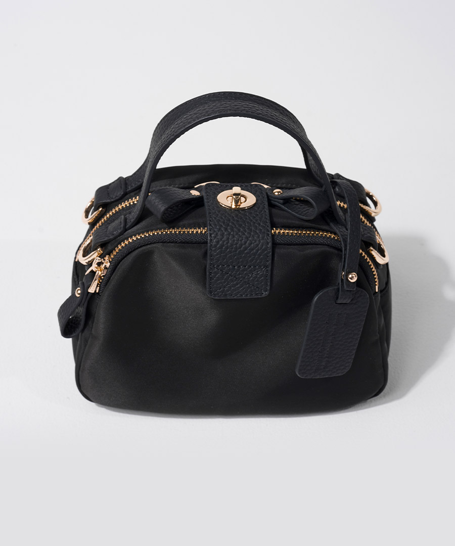 2wayナイロンショルダーバッグ Baby Nylon Loche べイビーナイロンロシェ　ブラック