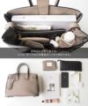 本革 2way ショルダーバッグ ハンドバッグ Lenne レネ グレージュ