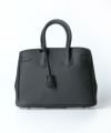 本革 2way ショルダーバッグ ハンドバッグ Lenne レネ ブラック