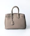 本革 2way ショルダーバッグ ハンドバッグ Lenne レネ グレージュ