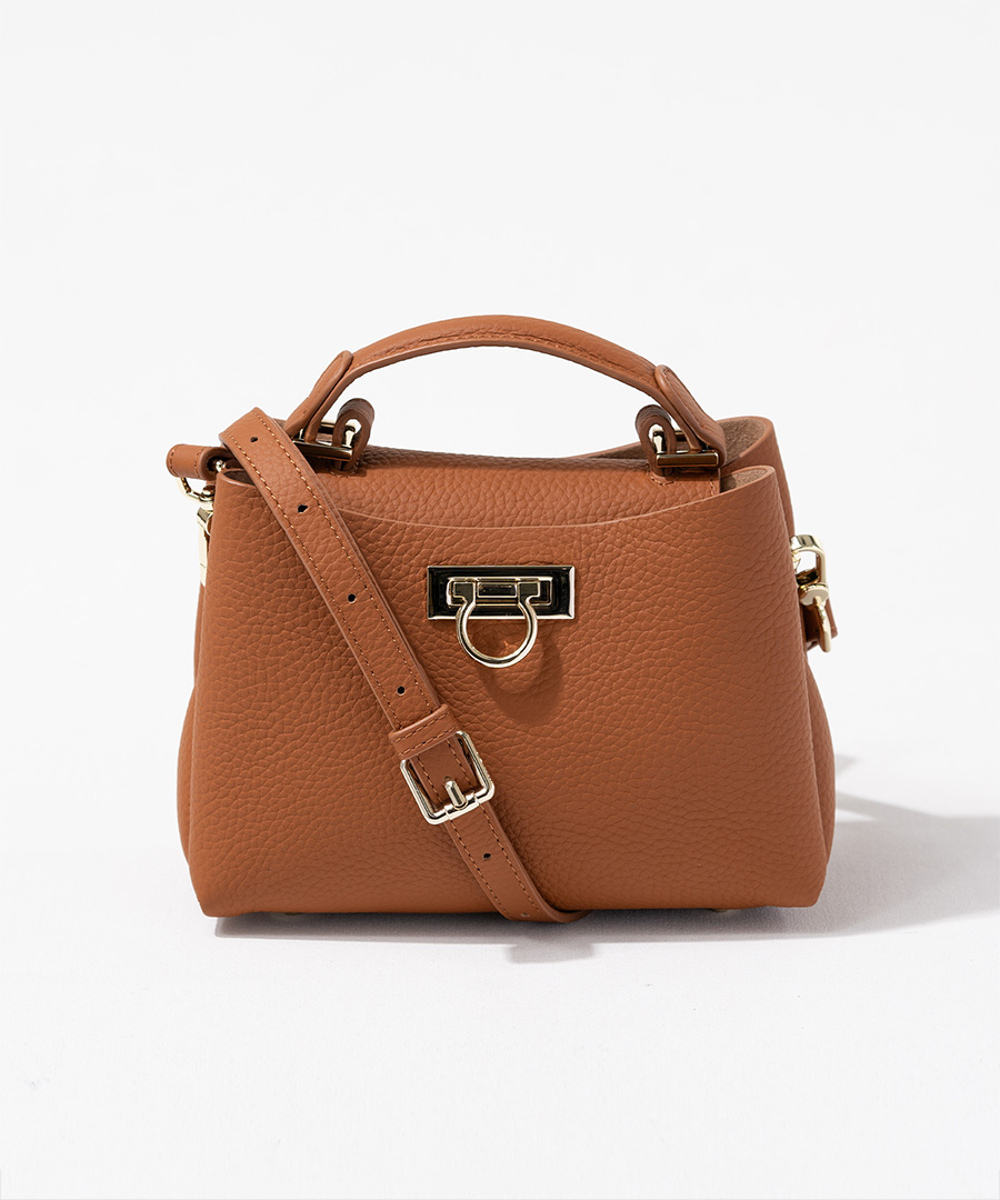 本革 ショルダーバッグ ミニバッグ Baby Marollet ベイビーマロエ トープ