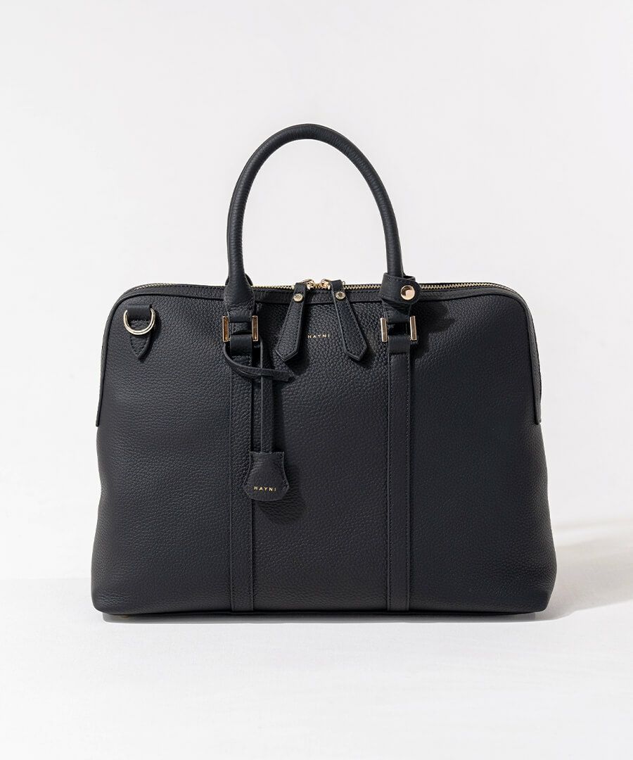 本革 ビジネスバッグ meme.さん×HAYNIコラボ Roynel ロイネル ブラック