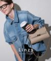 michanさんコラボ チェーン付属 3way ショルダーバッグ ハンドバッグ Linzy リンジー グレージュ