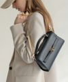 michanさんコラボ チェーン付属 3way ショルダーバッグ ハンドバッグ Linzy リンジー グレージュ
