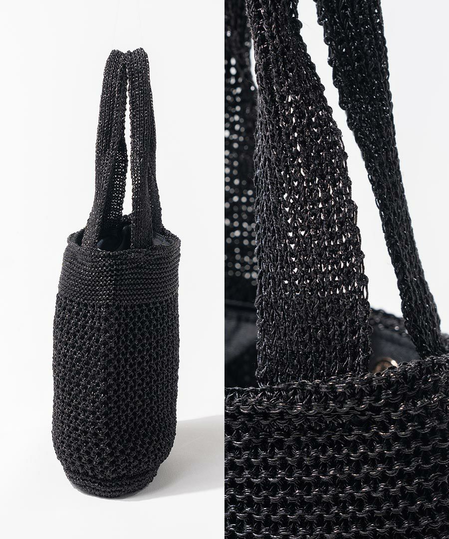 メタリックコード編みトートバッグ Lunemia ルナミア