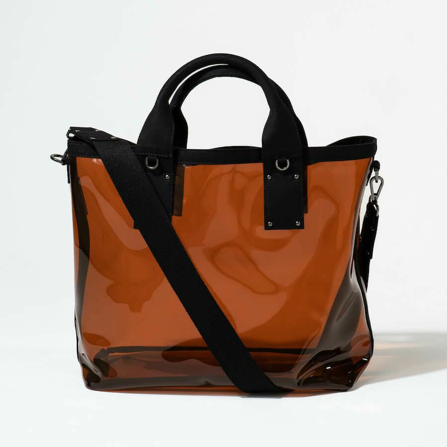 2wayクリアバッグ PVC ビニールバッグ Ganabie ガナビー Mサイズ【第2世代・在庫限り】