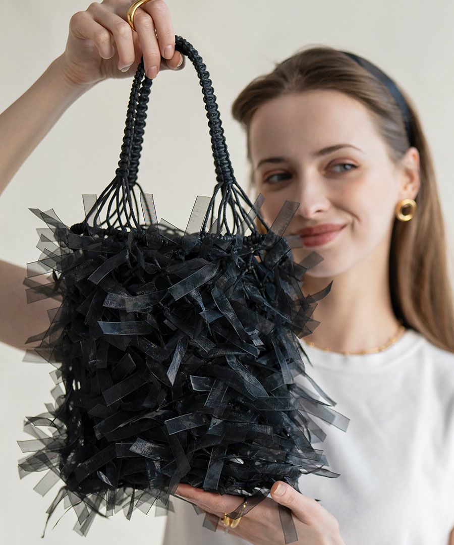 トートバッグ かごバッグ 巾着 レディース Papiliyo パピリオ