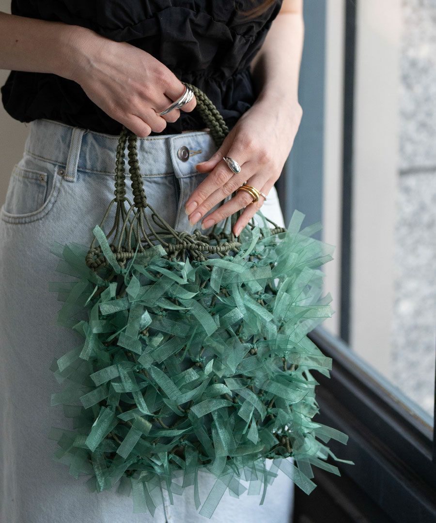 トートバッグ かごバッグ 巾着 レディース Papiliyo パピリオ